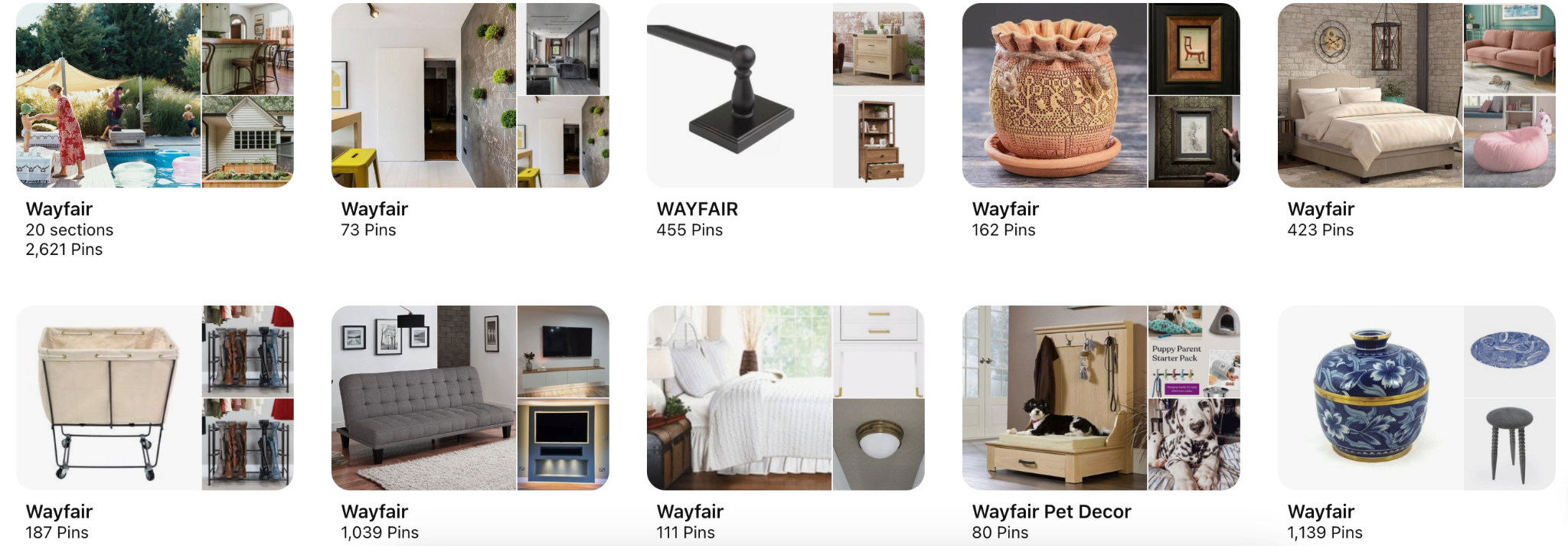 Wayfair products