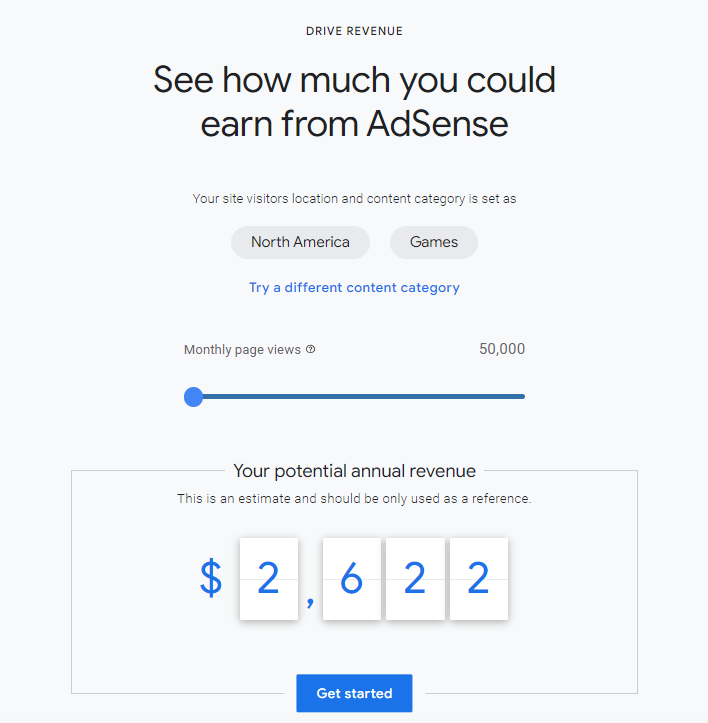 Revenus Google Adsense