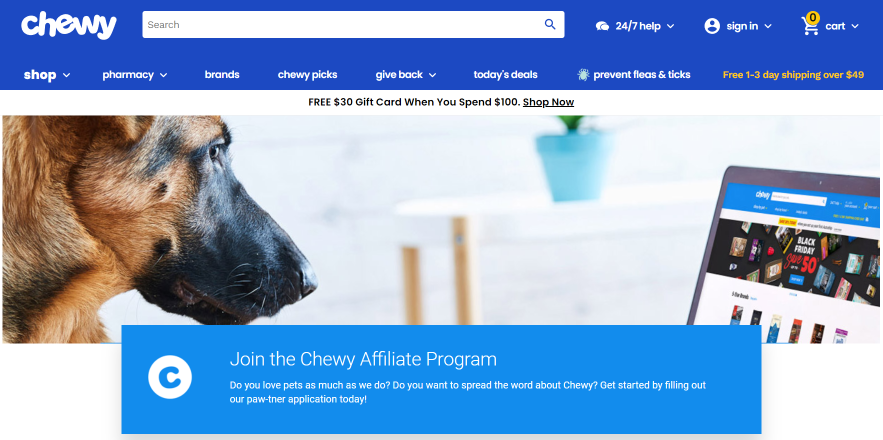 Chewy affiliate program