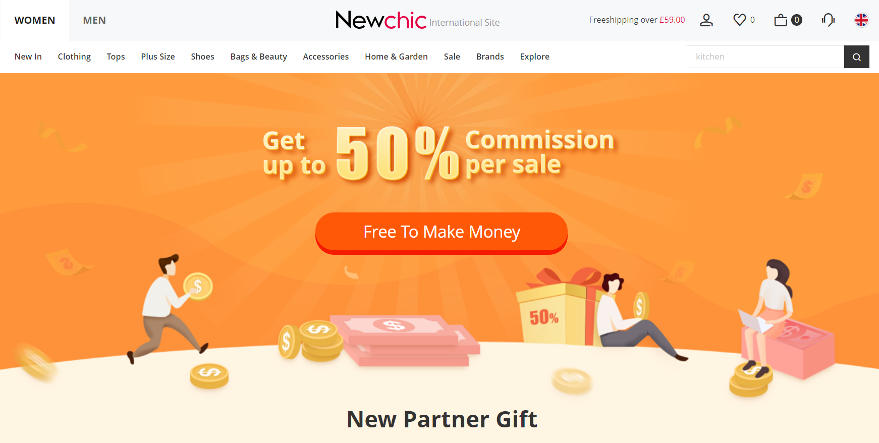 Programme d'affiliation de Newchic