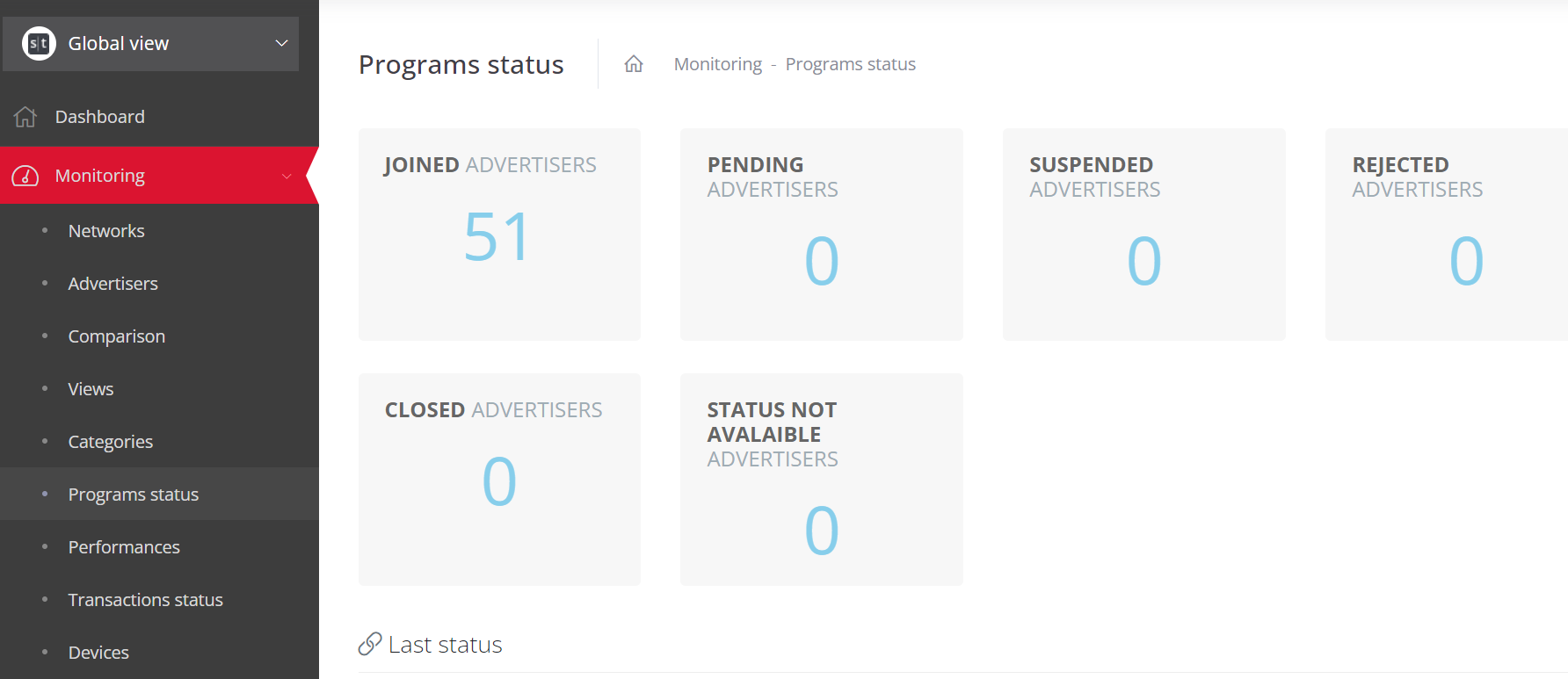 Statuts du programme