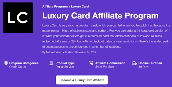 Luxury Card