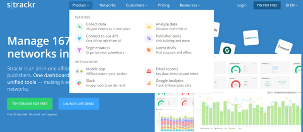 Strackr Features